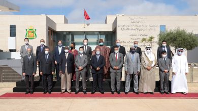 صورة عدة سفراء معتمدين بالمغرب يزورون مقر المكتب المركزي للأبحاث القضائية