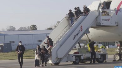 صورة بمطار ابن بطوطة بطنجة.. وصول طائرة تقل 99 من الطلبة المغاربة بأوكرانيا