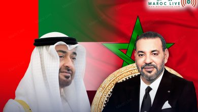 صورة برقية تهنئة من الملك محمد السادس إلى الشيخ محمد بن زايد آل نهيان بمناسبة انتخابه رئيسا لدولة الإمارات