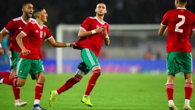صورة مباراة إعدادية ..المنتخب الوطني للاعبين المحليين يفوز على فريق مولودية وجدة ب4 أهداف لصفر