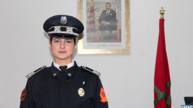 صورة 8مارس.. ضابط الأمن رانيا صابوني، مثال للتفاني والجدية بالمجموعة المتنقلة لحفظ النظام بتطوان