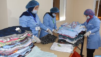 صورة وحدة صناعية لتدوير النسيج تشرع في الإنتاج بيد عاملة من ممتهني التهريب المعيشي