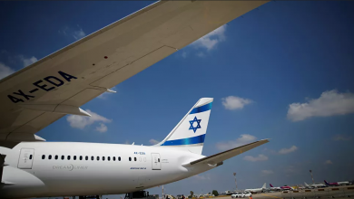 صورة إغلاق مطار غوريون بسبب الصواريخ الفلسطينية على تل أبيب