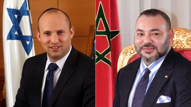 صورة برقية تهنئة من جلالة الملك إلى السيد نفتالي بينيت بمناسبة انتخابه رئيسا للوزراء بدولة إسرائيل