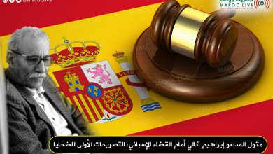صورة مثول المدعو إبراهيم غالي أمام القضاء الإسباني: التصريحات الأولى للضحايا (مقتطفات)