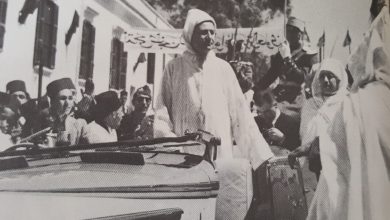 صورة زيارة جلالة المغفور له محمد الخامس لطنجة سنة 1947 عنوان بارز لوحدة المغرب وتماسكه
