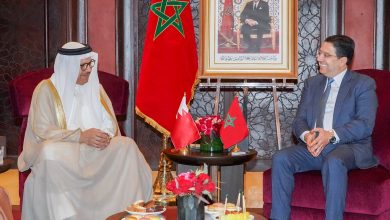 صورة وزير خارجية البحرين يثمن الدور البارز الذي يقوم به الملك محمد السادس في الدفاع عن القدس الشريف