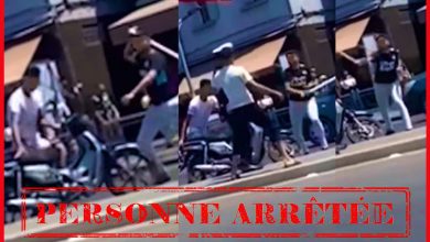 صورة توقيف شخص ظهر في شريط فيديو متلبس بحيازة دراجة نارية متحصلة من السرقة وتهديد موظف شرطة بالدار البيضاء
