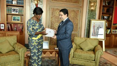 صورة السيد بوريطة يستقبل وزيرة البيئة والتنمية المستدامة لجمهورية الكونغو حاملة رسالة إلى جلالة الملك من الرئيس دونيس ساسو نغيسو