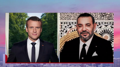 صورة الملك محمد السادس يجري اتصالا هاتفيا مع الرئيس إيمانويل ماكرون عقب مباراة فرنسا – المغرب