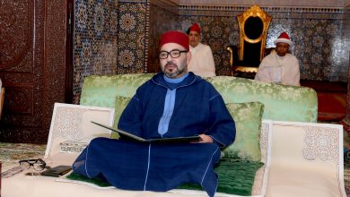 صورة برقية تهنئة مرفوعة إلى جلالة الملك بمناسبة إشراقة شهر رمضان المبارك 1444