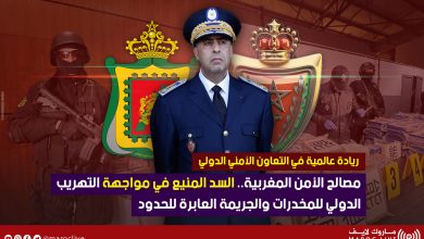 صورة مصالح الأمن المغربية.. السد المنيع في مواجهة التهريب الدولي للمخدرات والجريمة العابرة للحدود