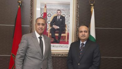 صورة السيد حموشي يستقبل المفتش العام للشرطة بالنيابة بوزارة الداخلية لباكستان