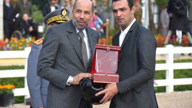 صورة المباراة الرسمية للقفز على الحواجز بتطوان : الفارس عبد السلام بناني سميرس يفوز بالجائزة الكبرى لصاحب الجلالة الملك محمد السادس