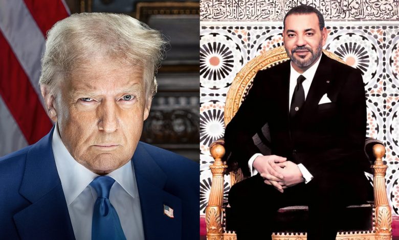 صورة عيد العرش.. في برقية إلى جلالة الملك، الرئيس ترامب يجدد التأكيد على اعتراف الولايات المتحدة بالسيادة المغربية على الصحراء ودعمها لمقترح الحكم الذاتي “باعتباره الأساس الوحيد لتسوية عادلة ودائمة لهذا النزاع”