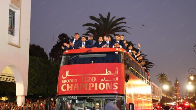 صورة استقبال شعبي جماهيري بالرباط لـ”أشبال الأطلس” أبطال العالم لأقل من 20 سنة