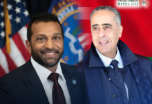 صورة بحضور وفد أمني مغربي رفيع المستوى.. مدير الـ FBI يشيد بالتعاون الأمني لكأس العالم 2026