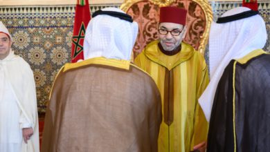 صورة جلالة الملك يستقبل بالرباط عددا من السفراء الأجانب